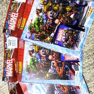 3 brand new panini 80 year marvel anniversary edition sticker albums